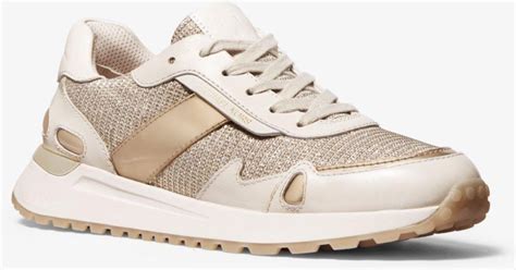 michael michael kors monroe glitter chain-mesh trainer|Monroe Glitter Chain.